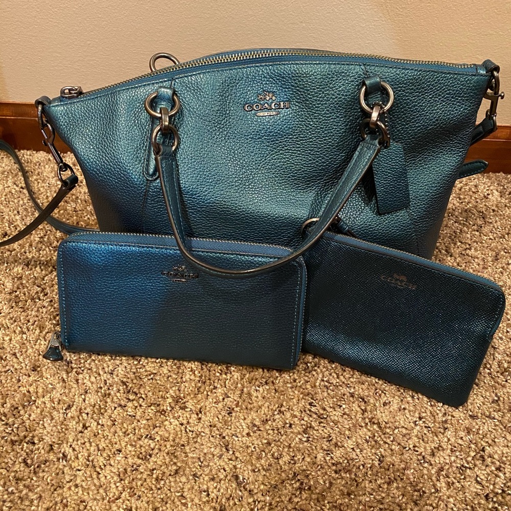 Coach Crossbody, Wallet, and Wristlet Bundle
